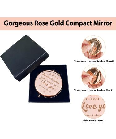 Mother's Day Grandma Gifts: Rose Gold Compact Mirror for Granny - Best Birthday & Thanksgiving Gift from Granddaughter/Grandson | Ideal Grammy/Mimi Present for Grandmother from Grandkids - Buy Online on GoSupps.com