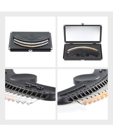 27 Color Shade Guide with Mirror - Ultimate Bleaching Teeth Color Chart for Home & Salon Use - Buy Online on GoSupps.com