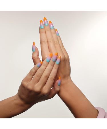 BLUESKY Gel Nail Polish Hear Me SS2310 Orange Long Lasting Chip Resistant 5 ml Requires Drying Under UV LED Lamp Orange 5 ml (Pack of 1) - Buy Online on GoSupps.com
