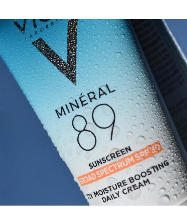 Buy Vichy Min ral 89 Face Sunscreen SPF 30 | Hydrating Daily Sunscreen with Hyaluronic Acid & Niacinamide | Oxybenzone Free | No White Cast | Travel Size | International Shipping available - Buy Online on GoSupps.com