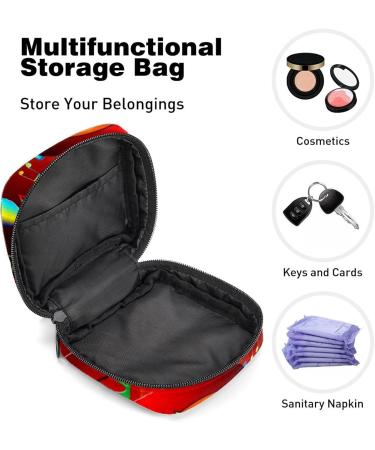 Portable Menstrual Pad & Tampon Storage Bags - Musical Notes Design | Women's Napkin Zipper Bag for Teens & Girls - International Shipping - Buy Online on GoSupps.com