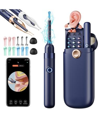 Ear Wax Removal Ear Cleaner with Camera 1296P HD Visual Ear Cleaner with 6 LED Lights and Flexible Tip FSA HSA Eligible Items Safe Ear Wax Removal Kit with Camera Ear Cleaning Tool for Family Gifts Black - Buy Online on GoSupps.com
