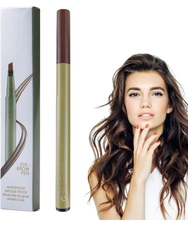 Liquid Brow Pencils Portable Travel Size Eyebrow for Easy Brow Defining Everyday Makeup Supplies for Home Gathering Dating Traveling Shopping Pochy Dark Brown - Buy Online on GoSupps.com