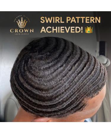 Crown Pomade for Men | Water-Based Hair Gel Strong Hold for 360 Waves | Easy Wash Wave Cream for Black Men - Buy Online on GoSupps.com