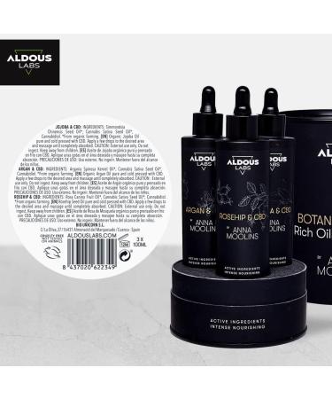 Beauty Gift Set: 100% Pure Argan Oil Jojoba Oil and Rosehip Oil | Cold Pressed Vegan | Advanced Formula | Face Hair Skin - Buy Online on GoSupps.com