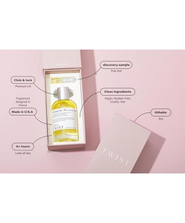 Twist Woman No. 50 - Eau De Parfum Inspired by Portrait of A Lady Long Lasting Perfume For Women Paraben Free Vegan Clean Ingredients Fragrance - Spray 100 ml | 3.4 fl. oz. Woman No. 50 - Inspired by Portrait of A Lady 3.4 Fl Oz (Pack of 1) - Buy Online on GoSupps.com