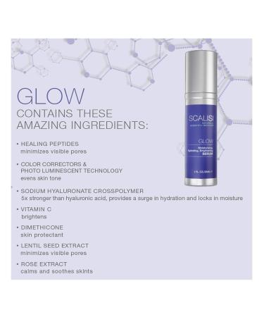 GLOW SERUM by Scalisi - Hydrating Silk Elixir | Naturally Scientific Skincare for Radiant Skin - Buy Online on GoSupps.com