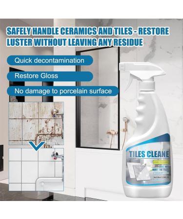 Tile Grout Cleaner Sprayer 100ml Powerful Grout Cleaner for Tile Floors Tile Grout Cleaner and Whitener Ceramic Tile Marble Cleaning Liquid Multipurpose Kitchen Bathroom Cleaner (2pcs) - Buy Online on GoSupps.com