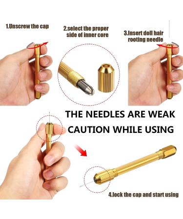 Doll Hair Rooting Holders - Reroot Tools for Doll Hair Making - DIY Doll Hair Wig Tool Accessories (6 Pack) - Buy Online on GoSupps.com