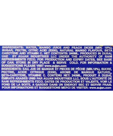  Rani Rani Pack of 24 Natural Mango Floating Drinks 240ml - Buy Online on GoSupps.com