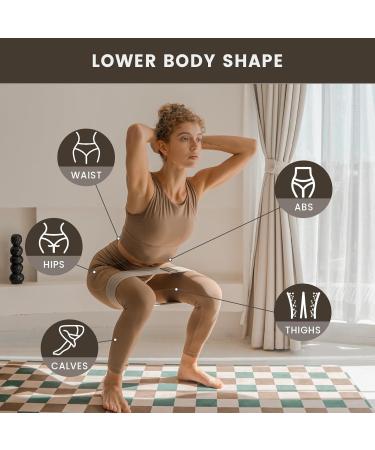 Pink Resistance Bands for Legs & Butt - Fabric Loop Bands for Yoga Pilates Fitness & Home Workouts - Buy Online on GoSupps.com