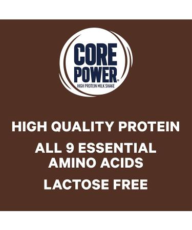 Fairlife Core Power 26g Protein Drink, Chocolate, 14oz (Pack of 12) - Workout Recovery Shake - Buy Online on GoSupps.com
