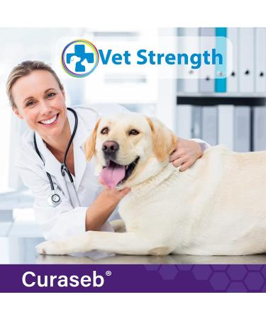 Curaseb Benzoyl Peroxide Dog Shampoo - Veterinary Strength Formula for Dandruff  Scaling  Scratching & Folliculitis Relief - Buy Online on GoSupps.com