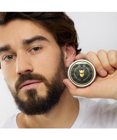 MAX BARBER MAX BARBER - Asgard Beard Balm - Moisturizes Holds in Place and Styles - Enriched with Aloe Vera & Argan Oil - 40g - Buy Online on GoSupps.com