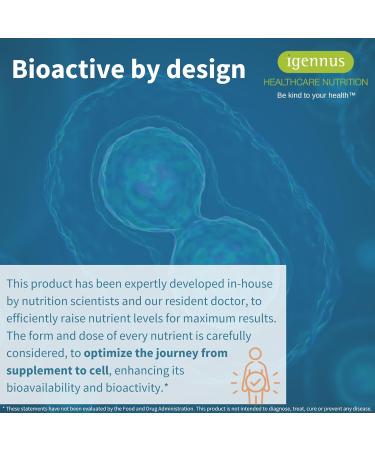 Igennus Advanced Triple Magnesium Complex Fully Reacted & Chelated Glycinate Taurate & Citrate Clean Label High Bioavailability & Absorption 180 Tablets Vegan Non-Buffered 180 Count (Pack of 1) - Buy Online on GoSupps.com