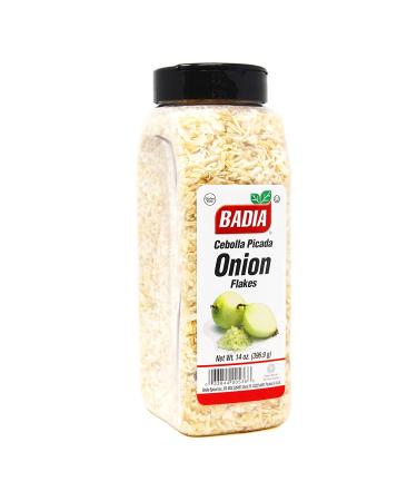 Badia Onion Flakes 14oz (Pack of 6) - Premium Quality Seasoning - Buy Online on GoSupps.com