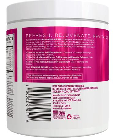 Her Thermogenic Animo Mango Passion 30 Servings - Women's BCAA Essential Amino Acids Powder with Caffeine for Energy, Focus & Endurance - Buy Online on GoSupps.com