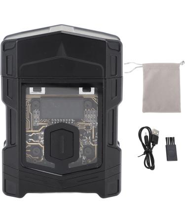 Self-Sharpening Beard Trimmer - Wet & Dry Pocket Trimmer 800mAh Battery IP7 Waterproof Zinc Alloy - Perfect for Home & Travel (Black - Buy Online on GoSupps.com