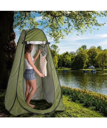 Portable Pop-Up Privacy Tent for Camping and Beach - Shower, Toilet, Changing Room, Rain Shelter - Easy Set Up, Lightweight & Sturdy - Buy Online on GoSupps.com