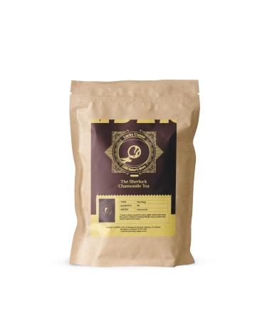 Lucky Cuppa's "221b Bakers Brew" Sherlock Chamomile Tea - Decaf Herbal Tea-Fruit Loose Tea-Holmes Gifts-Decaf Loose Tea-Individually Wrapped Tea Bags for Herbal Tea Lovers-25