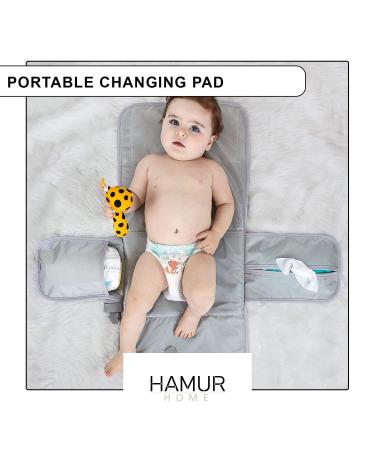 Hamur Home 3-in-1 Diaper Pocket & Portable Organizer - Stylish Butterfly Small Diaper Bag for Moms | Wipes Cream & Baby Essentials - Buy Online on GoSupps.com