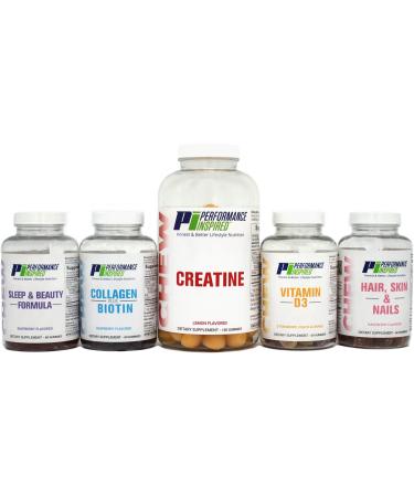 PERFORMANCE INSPIRED Creatine Gummies 5g Creatine Monohydrate Muscle Recovery & Strength Support Lemon Flavor 150 Count - Buy Online on GoSupps.com