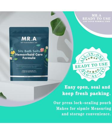 Sitz Bath for Hemorrhoids - Premium 23 Ingredient Epsom & Dead Sea Salt Treatment | Essential Oils & Coconut 11.6 oz | Soothing Relief & Comfort - Buy Online on GoSupps.com