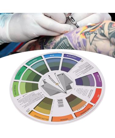 ZJchao Large Color Wheel Mixing Guide Poster for Art Class & Makeup Blending - Buy Online on GoSupps.com