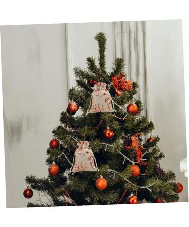 Alipis 1 Set Christmas Calendar Christmas Banner Wooden Decor Xmas Favor Bags Cotton Small Cloth Bag - Buy Online on GoSupps.com