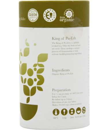Organic Solaris Tea King of Pu Erh 100g Loose Whole Leaf Black Tea - Pack of 1 - Buy Online on GoSupps.com