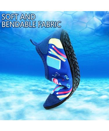 IEEILULU Blue Elephant Bathing Shoes for Kids - Velcro Fastening Water Shoes for Beach & Pool (Size 29 EU) - Buy Online on GoSupps.com