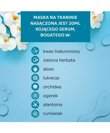 Eveline Cosmetics Cloth Mask with Hyaluronic Acid 8-in-1 - Buy Online on GoSupps.com