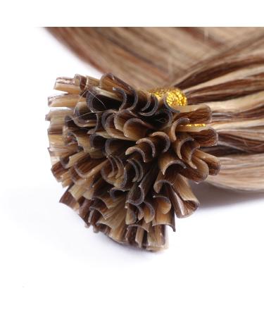 Keratin Bonding Hair Extensions #4/24 - 100 Strands 40cm - 100% Remy Real U-Tip Extensions by Novon Hair Extensions - Buy Online on GoSupps.com