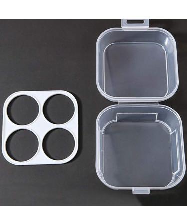 SZYDD Transparent 4 Grids Travel Beauty Powder Puff Storage Box Makeup Drying for - Buy Online on GoSupps.com