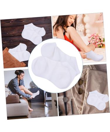 POPETPOP 2 Pairs Protective Socks Spa Cracked Heel Socks Foot Moisturizer for Dry Feet Socks for Dry Cracked Feet Women Aloe Socks Moisturizing Sebs White Miss Moisture Absorption Stocking - Buy Online on GoSupps.com