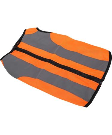Qcwwy Reflective Vest for Dogs - Bright Safety Jacket L-Fluorescent Orange Warning Vest & Light Pet Safety Clothing - Buy Online on GoSupps.com
