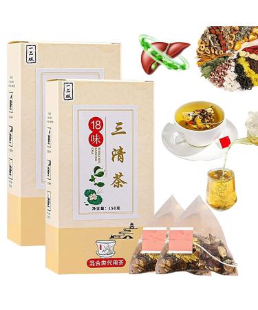 Everyday Nourishing Liver Tea Nourishing Liver and Protecting Liver Tea Tian Tian Qing Da Cha Tea Every Day Nourishing Liver Chinese Tea Bags Daily Liver Tea (2Box/30PCS)