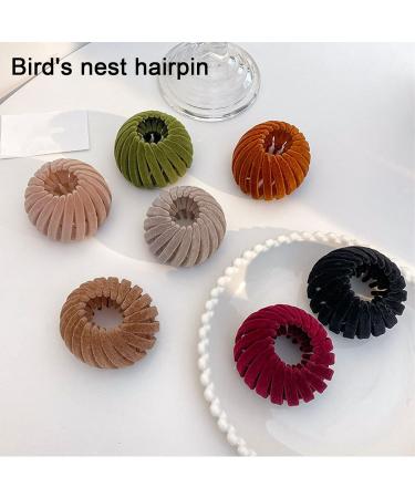 Bird Nest Hair Clip Set - 7 Vintage Expandable Ponytail Clips & Accessories for Women & Girls | Shop Now! - Buy Online on GoSupps.com