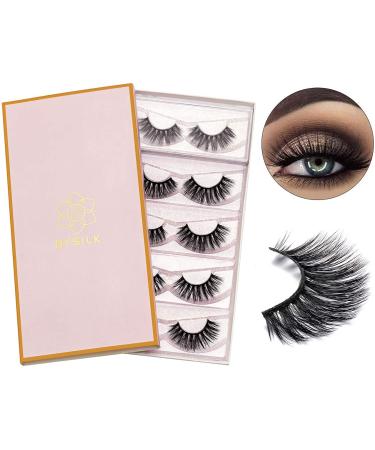 Dysilk eyelashes lashes - 6d 5 pairs fake lashes eyelashes extensions artificial eyelash false eyelashes fake eyelashes eyelashes reusable |003-15.5mm 5 pairs (1 Pack) 003 - Buy Online on GoSupps.com
