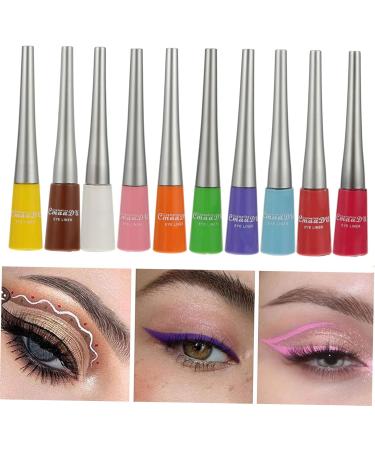 LALAFINA 30 Pcs Colored Liquid Eyeliner Waterproof Eyeliner Liquid Eyeliner Pencil Liquid Eyeliners Cosmetics 1 count (Pack of 1) Assorted Colorx3pcs - Buy Online on GoSupps.com