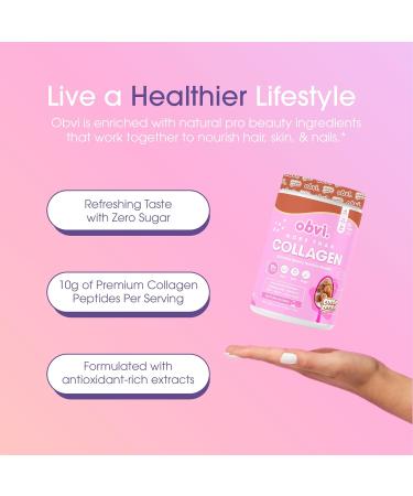 Obvi More Than Collagen Powder | Supports Healthy Hair Skin Nails Joints Gut | Grass-Fed Multi Collagen Supplement with Hyaluronic Acid Biotin Keratin | Cocoa Cereal 30 Servings - Buy Online on GoSupps.com
