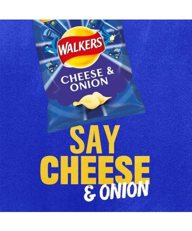 Walkers Crisps Walkers Classic Box Crisps (24 x Cheese Onion 24 x Ready Salted 12 x Salt & Vinegar) 3 Different Flavours - 60 x 25g Selection Box - Buy Online on GoSupps.com