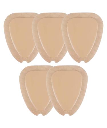 Carbou Sacrum Silicone Foam Dressing with Adhesive Border, 6''x7'' Waterproof Sacral Pad for Sacrum,Butt Bed Sore,Pressure Ulcer,High Absorbent and Breathable Wound Care Bandages,5 Pack 6x7 Inch (Pack of 5)