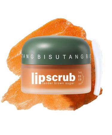 Brown Sugar Lip Scrub Lip Care Scrubs Lip Scrub Exfoliator To Remove Dead Skin Lip Lightening For Dark Lips Lip Exfoliator With Coconut Oil Vitamin E And Honey For Hydrating And Plumper Lips
