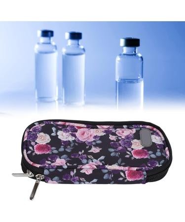 Diabetic Medication Cooler Case - Purple Multi-Layer Bag for Portable Insulin Storage - Prevents Spoilage and Easy to Close - Ideal for Outdoor Use - Buy Online on GoSupps.com