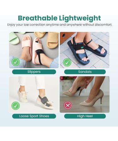 Welnove Bunion Corrector for Women & Men - Adjustable Bunion Splint Brace & Toe Straightener with Soft Gel Pads for Pain Relief - Non-Slip Strap - Ideal for Big Toe Comfort - Buy Online on GoSupps.com