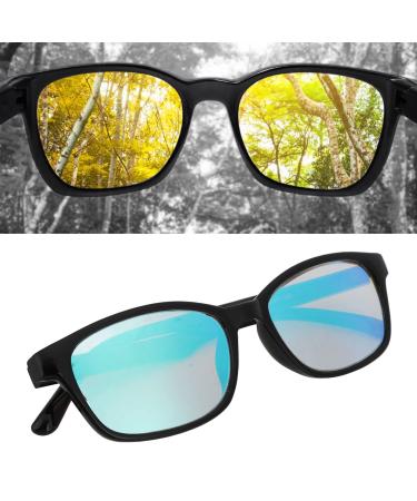 Color blind glasses with glasses case full format color correction glasses to improve color resolution for all types of color blindness for inside and outdoor area