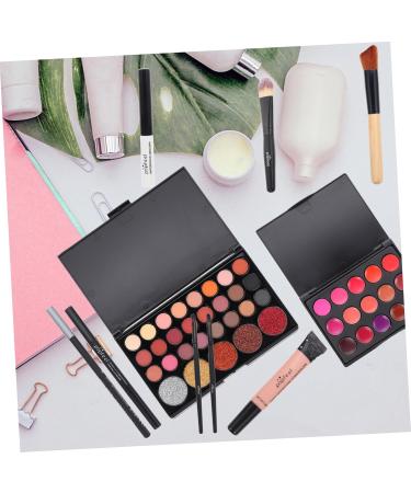 Angoily 3 Sets Women's Makeup Set Women Cosmetics Supplies Lady Lip Gloss Professional Foundation Blush Cosmetic Bag Multi-purpose Makeup Kit Combination Student Box Abs - Buy Online on GoSupps.com