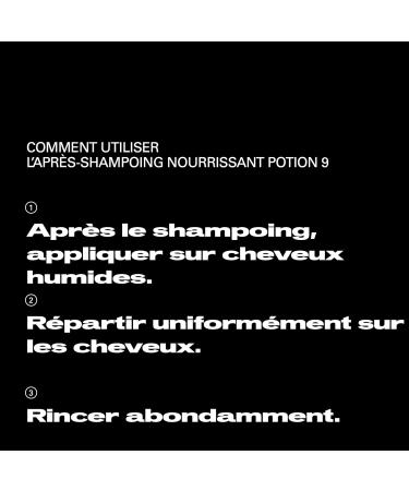 Sebastian Professional Potion 9 Apr s-shampoing nourrissant professionnel pour cheveux doux et hydrat s 1 l (Lot de 1) - Buy Online on GoSupps.com