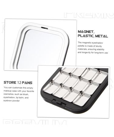 FRCOLOR 2pcs Makeup Palettes - Empty Eyeshadow & Lip Balm Palette with Pans for Women - Magnetic Contouring Makeup Tray - Buy Online on GoSupps.com
